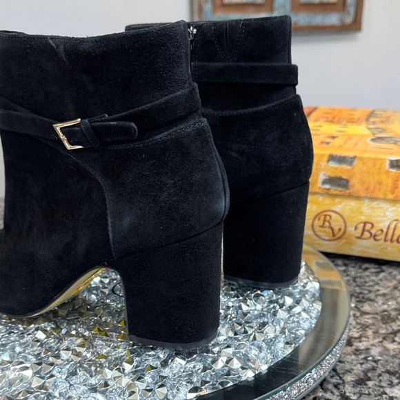 Bella Vita felicity Black suede Ankle Booties NWT 10N - Picture 7 of 15